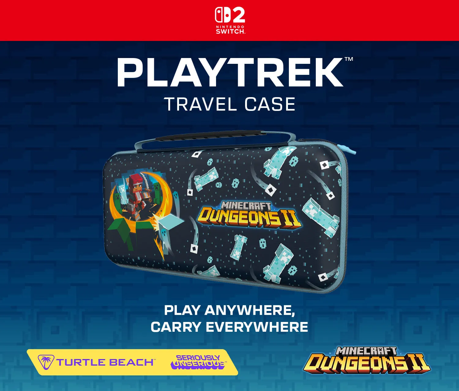 Performance Designed Products PlayTrek étui Nintendo Switch 2 Minecraft