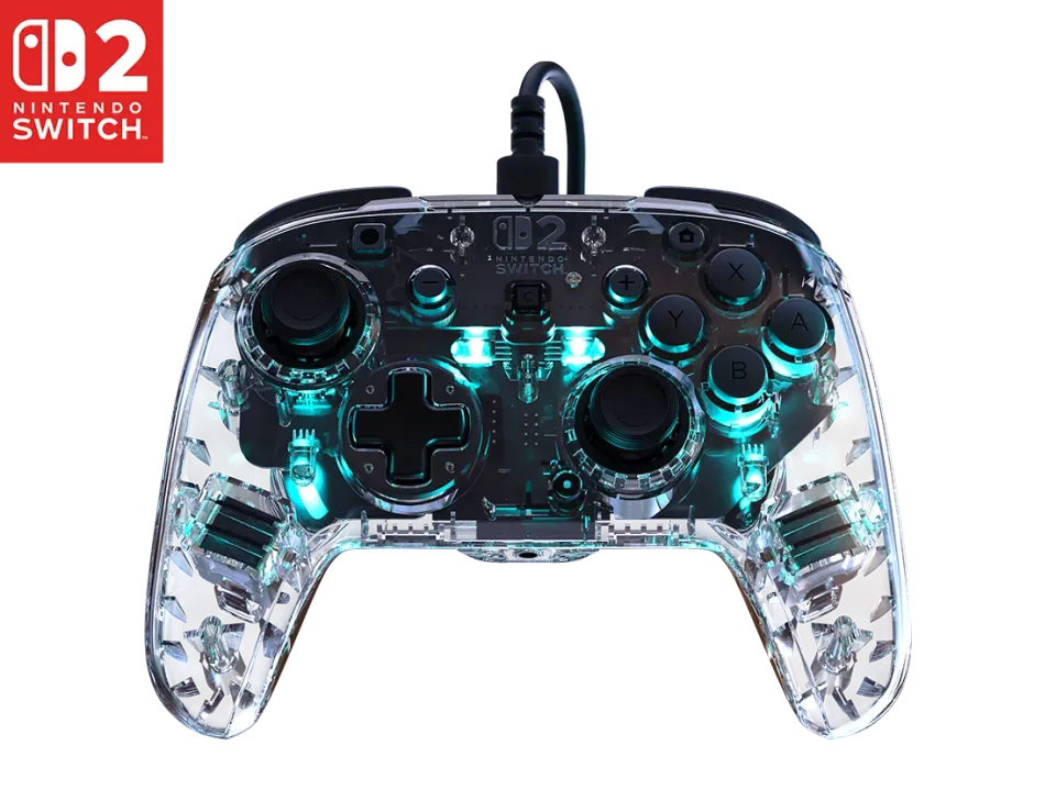 PDP Afterglow manette filaire Nintendo Switch 2 effet Hall