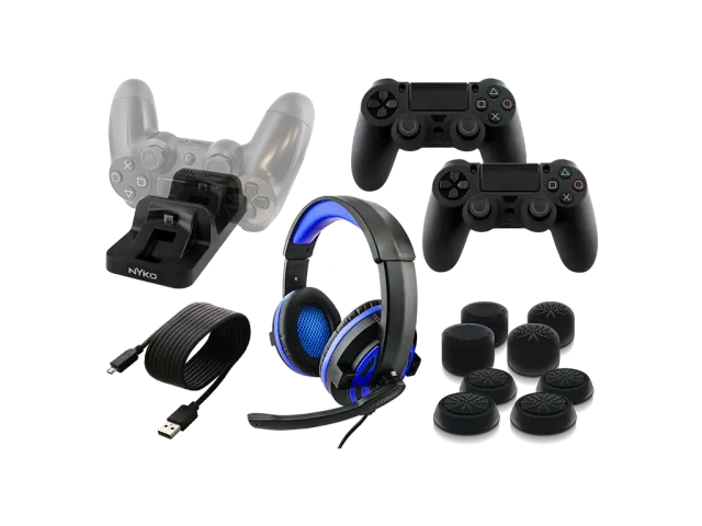 Nyko Master Pak kit accessoires PS4 avec casque et station