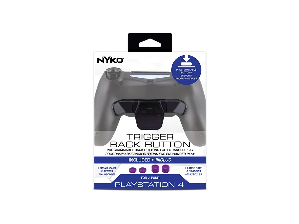Nyko Trigger Back Button PS4 palettes arrière programmables