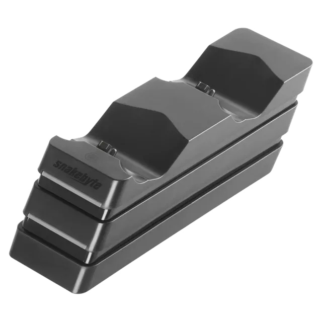 Snakebyte Twin:Charge 4 station recharge PS4 2 manettes noire