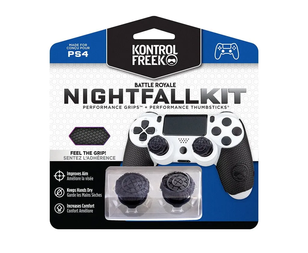 KontrolFreek Nightfall Kit sticks manette et grips