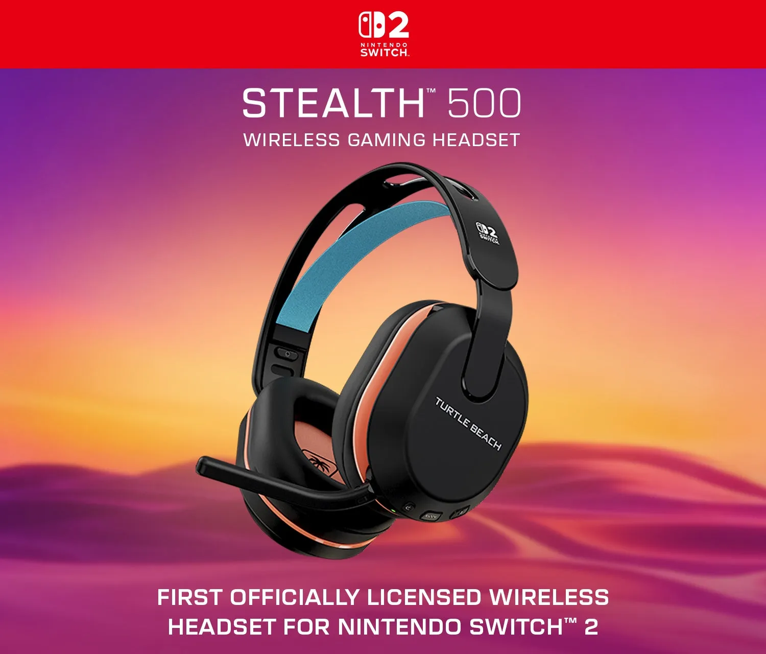 PDP Stealth 500 casque gaming Switch 2 sans fil