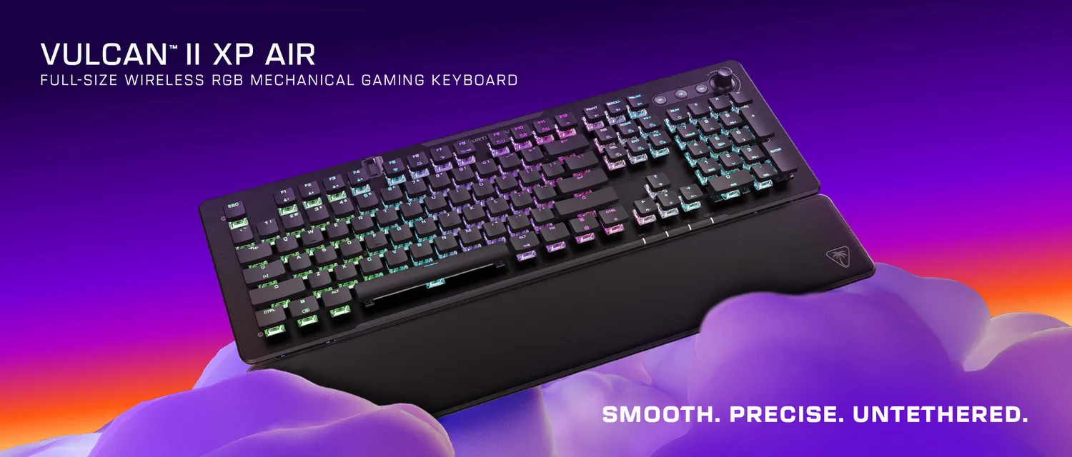 Turtle Beach Vulcan II XP Air clavier gaming sans fil RGB