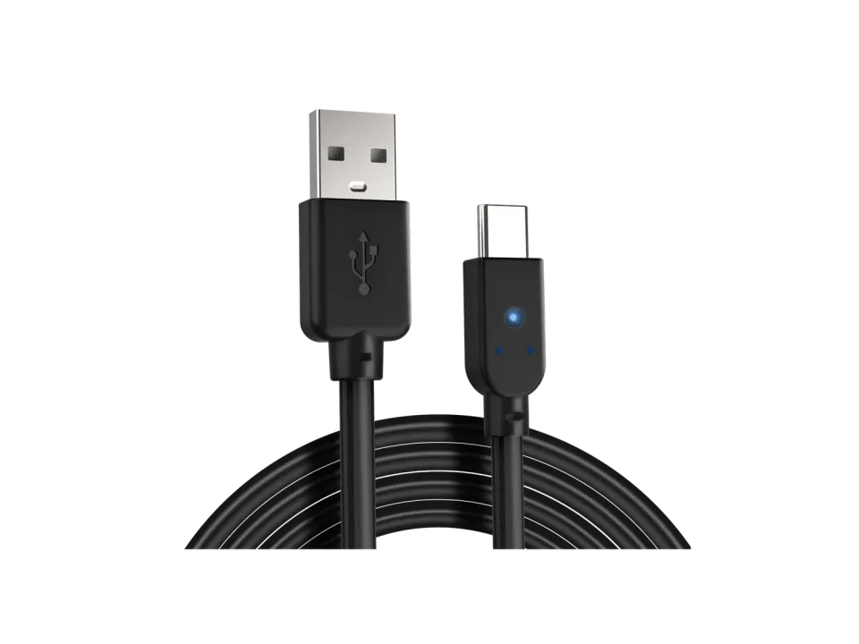 Nyko Charge Link câble USB-C PS5 2,4 m LED