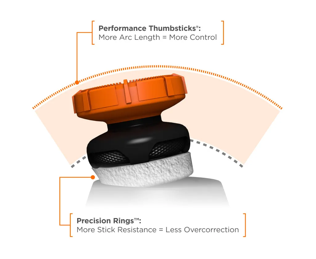 KontrolFreek Call of Duty Black Ops 7 sticks orange