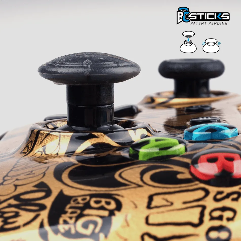 Burn Controllers Top Skeleton XL stick PS5 bombé long