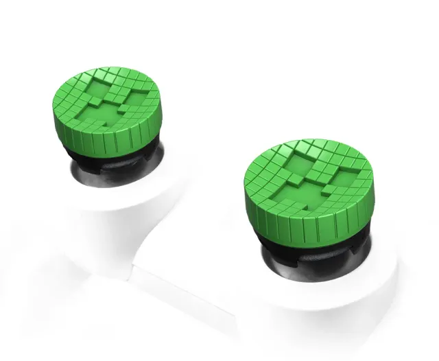 KontrolFreek Minecraft Creeper Edition grips stick confort