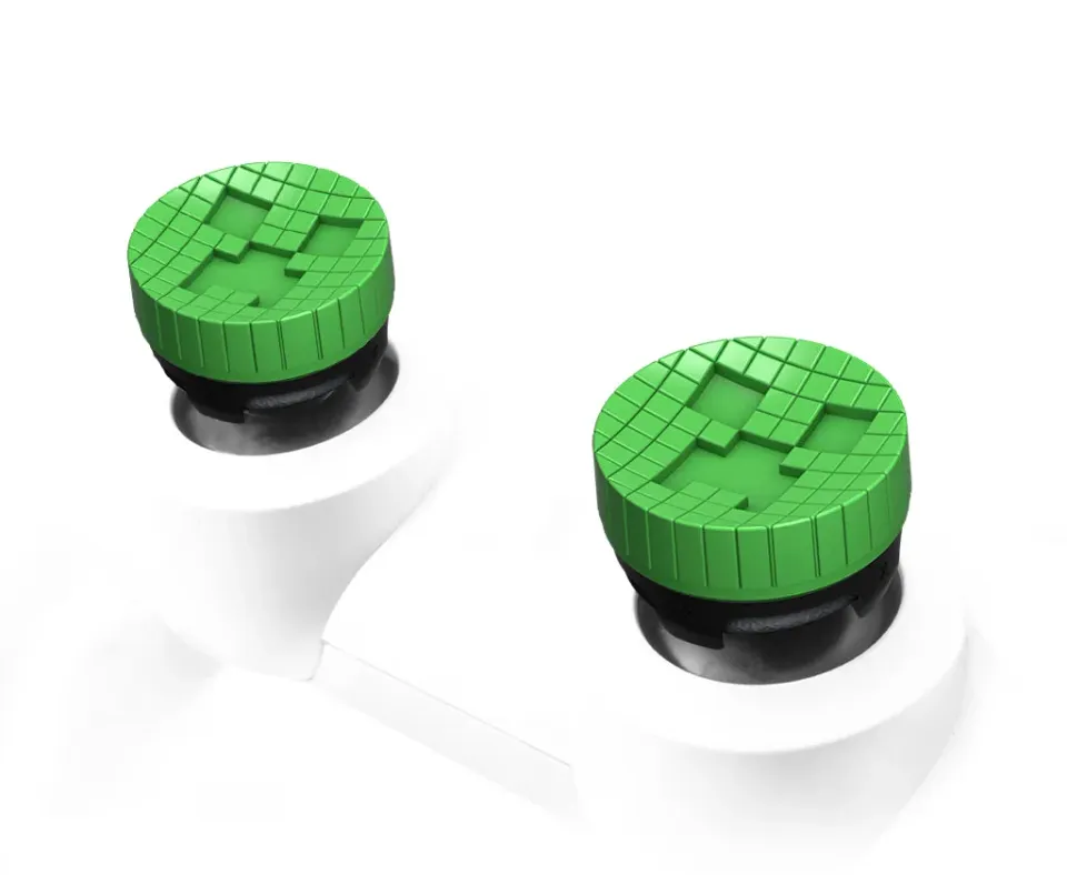 KontrolFreek Minecraft Creeper Edition grips stick confort
