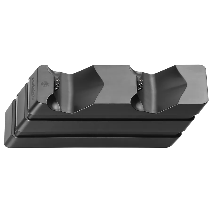 Snakebyte Twin:Charge 4 station recharge PS4 2 manettes noire