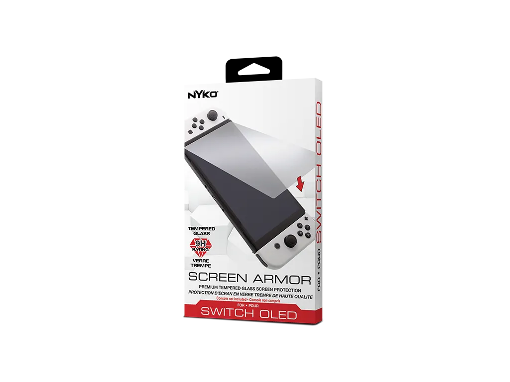 Nyko Screen Armor protection écran Switch OLED verre