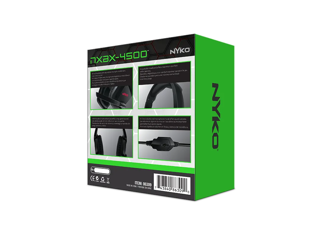 Nyko NXBX-4500 casque gaming filaire Xbox