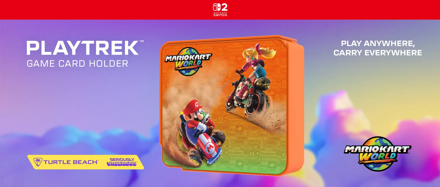 PDP PlayTrek range-cartes Mario Kart World Switch 2