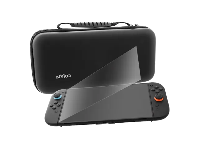 Nyko Play & Go Kit Switch 2 housse + verre trempé 9H