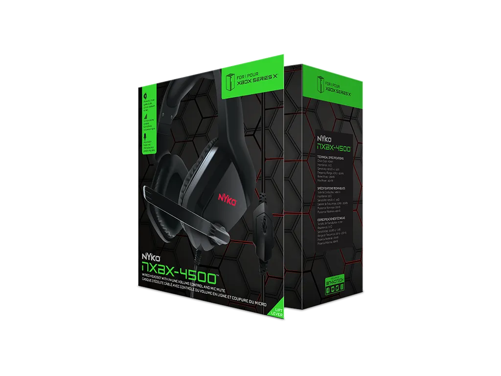 Nyko NXBX-4500 casque gaming filaire Xbox