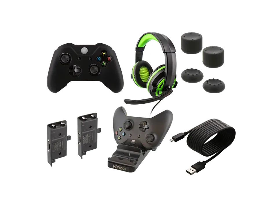 Nyko Master Pak kit accessoires Xbox One casque + batteries