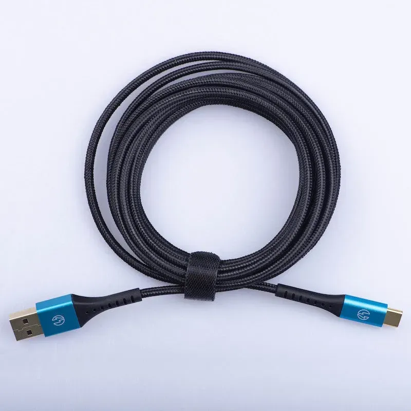 Burn Controllers câble USB-C 3 m manette PS5 Xbox X/S plaqué or
