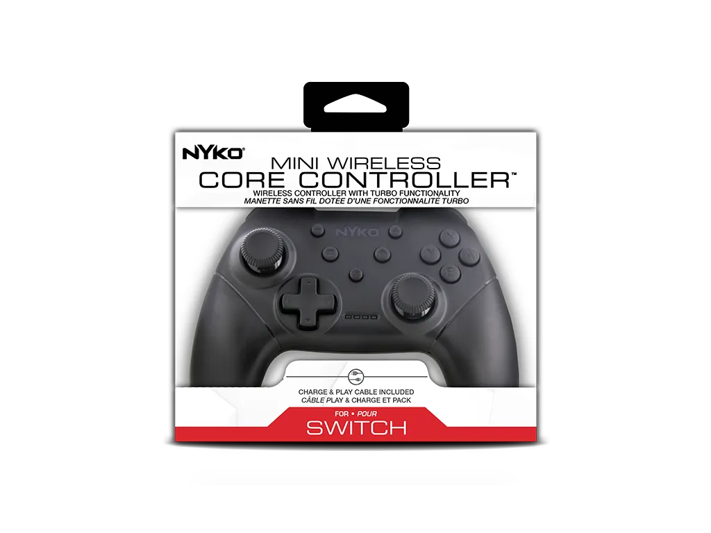 Nyko Wireless Core Mini manette Switch noire