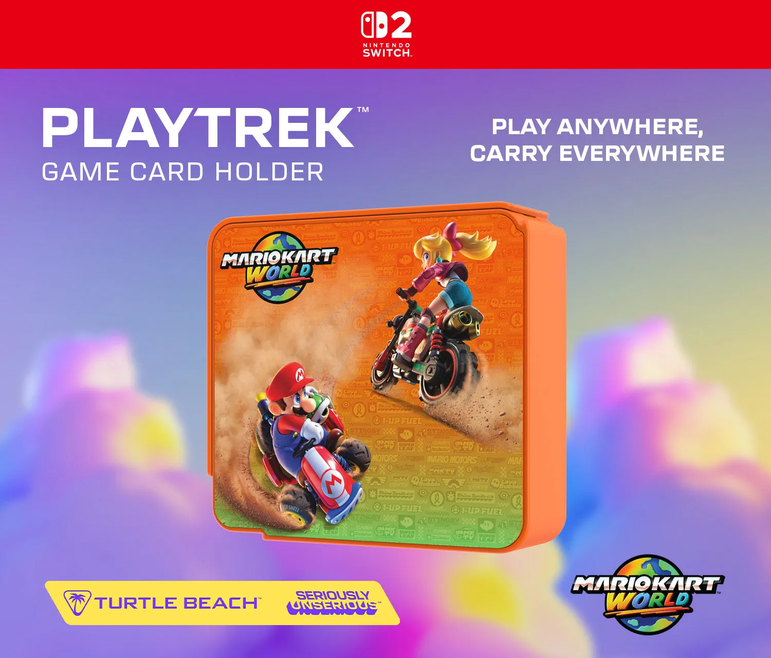 PDP PlayTrek range-cartes Mario Kart World Switch 2
