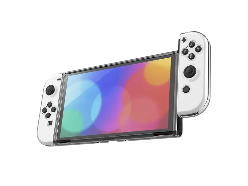 Nyko Thin Case coque Switch OLED avec vitre