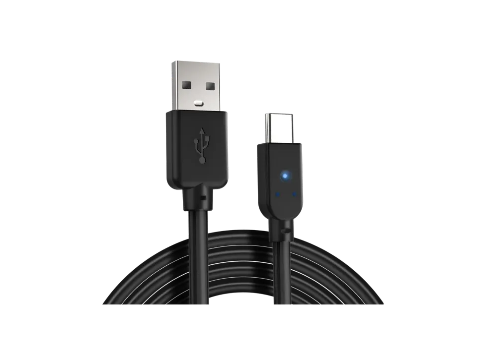 Nyko Charge Link câble USB-C charge Switch 2,4 m LED