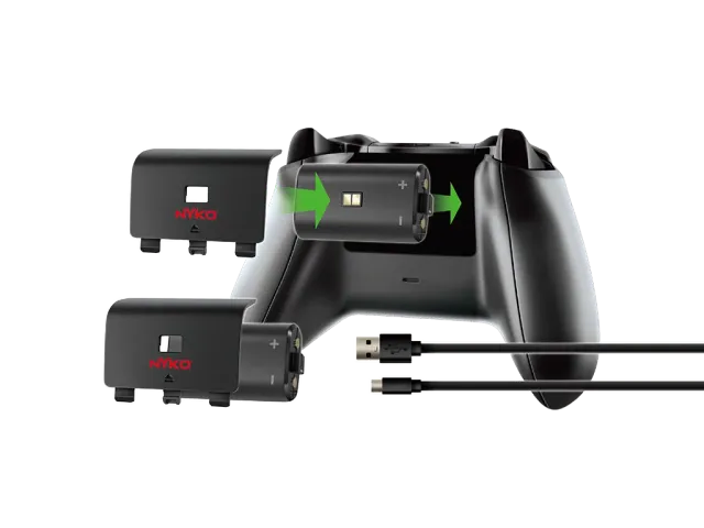 Nyko Power Kit Plus batterie manette Xbox 2 packs 25h