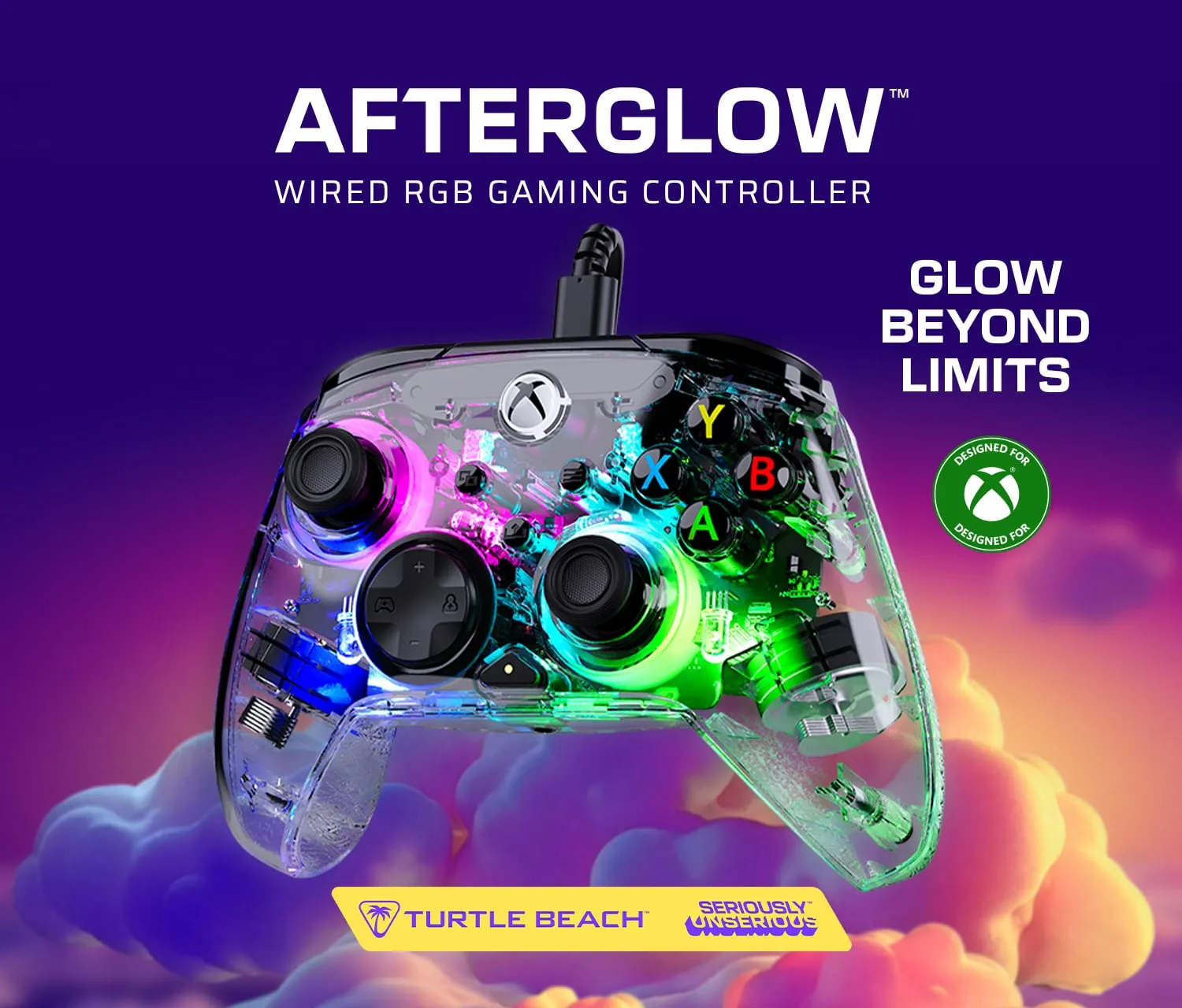 Turtle Beach Afterglow manette filaire RGB Xbox PC