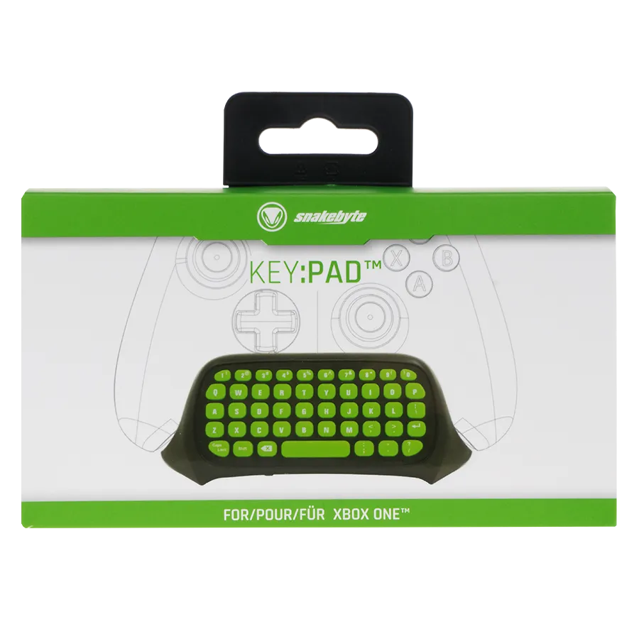 Snakebyte Key:Pad Vert clavier manette Xbox One 2,4 GHz