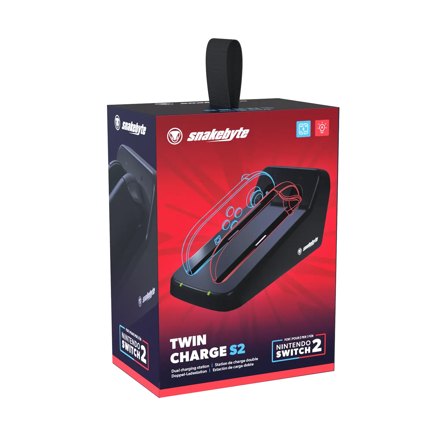 Snakebyte Twin Charge S2 station charge double Joy-Con Switch 2