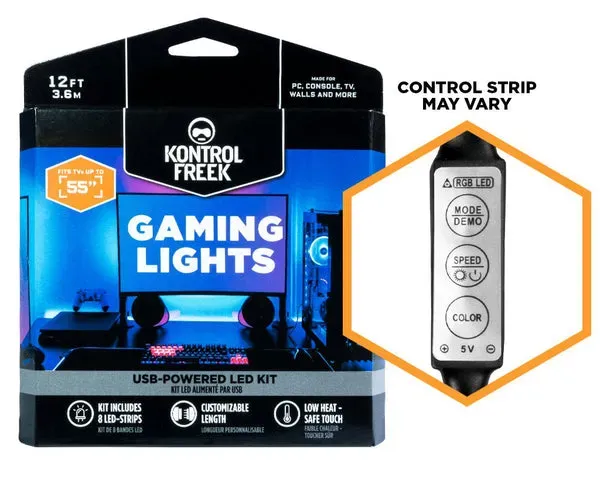 KontrolFreek Gaming Lights bande LED USB éclairage