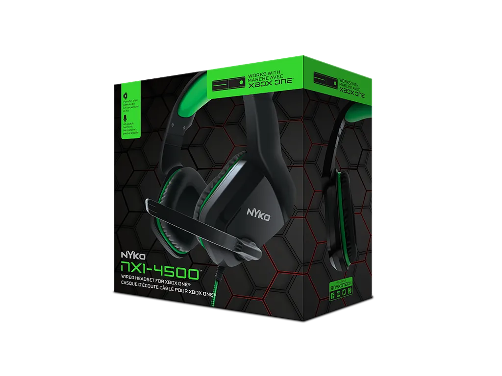 Nyko NX1-4500 casque gaming Xbox One filaire 40mm