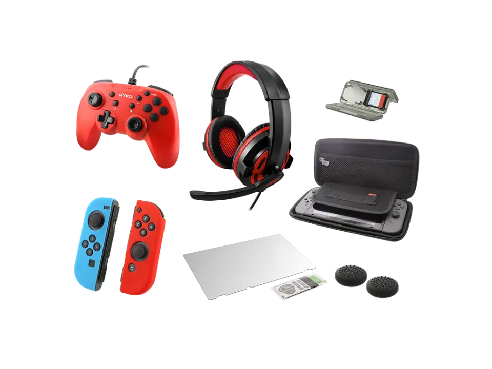 Nyko Master Pak Switch pack 9 accessoires manette casque
