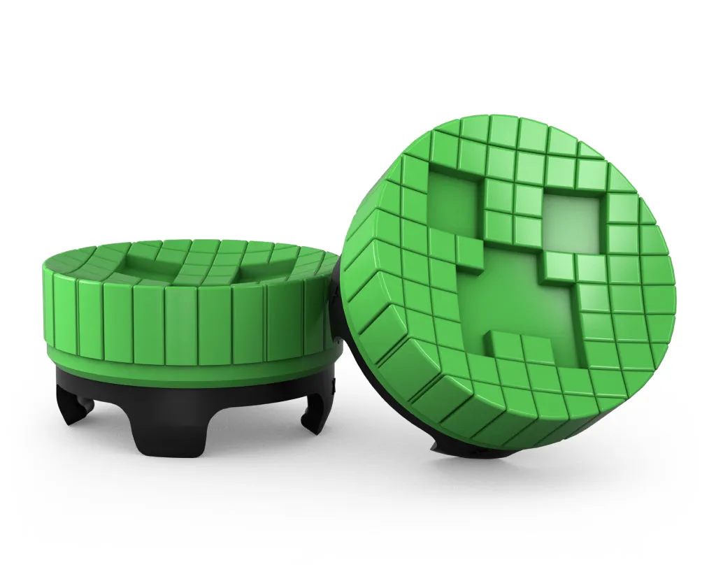 KontrolFreek Minecraft Creeper Edition grips stick confort